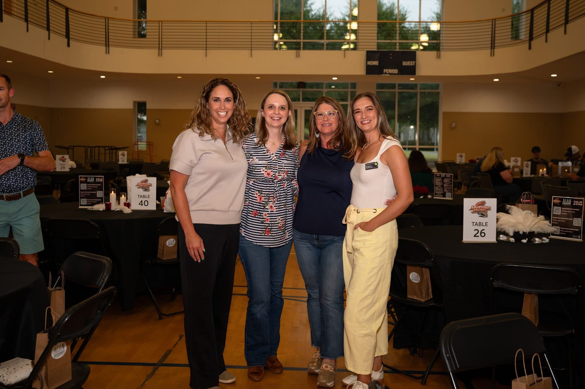 Attendees at the Mic Drop Masters 2026 comedy fundraiser.